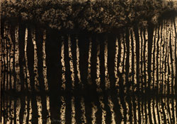 Mario Prassinos, Arbres, 1980, 75x105cm