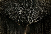 Mario Prassinos, s&eacute;rie des Arbres, 1980