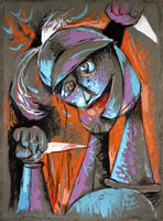 Mario Prassinos - Guerrier- 1938 