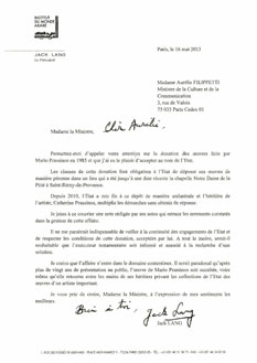 cliquer ici pour lire la lettre