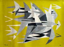 oiseaux-avions, tapisserie 1952, ©Andrélis-Rye, ADAGP 2008